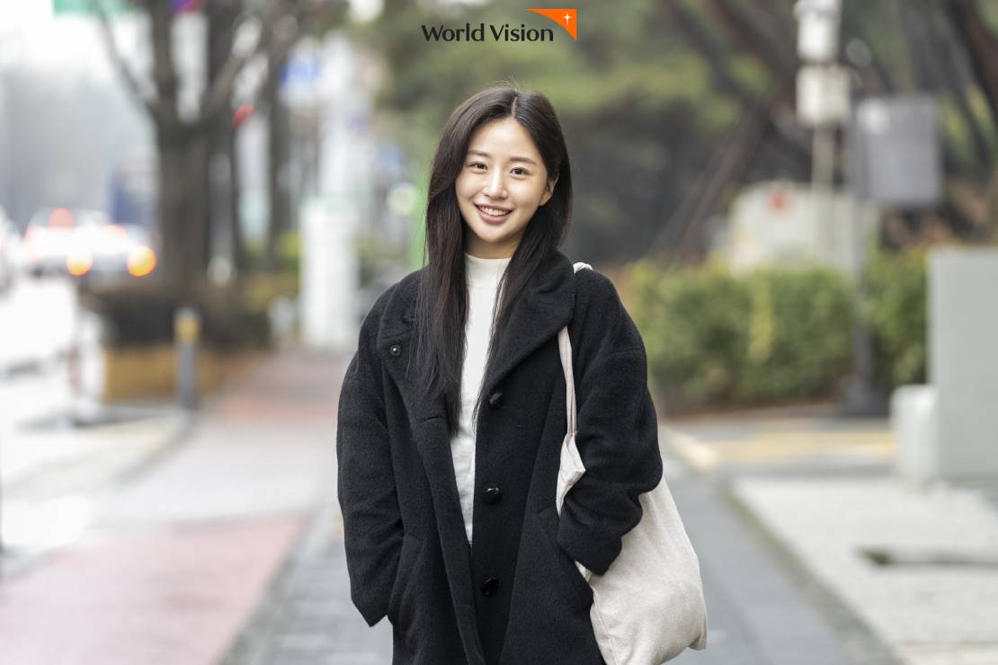웃고 있는 한나